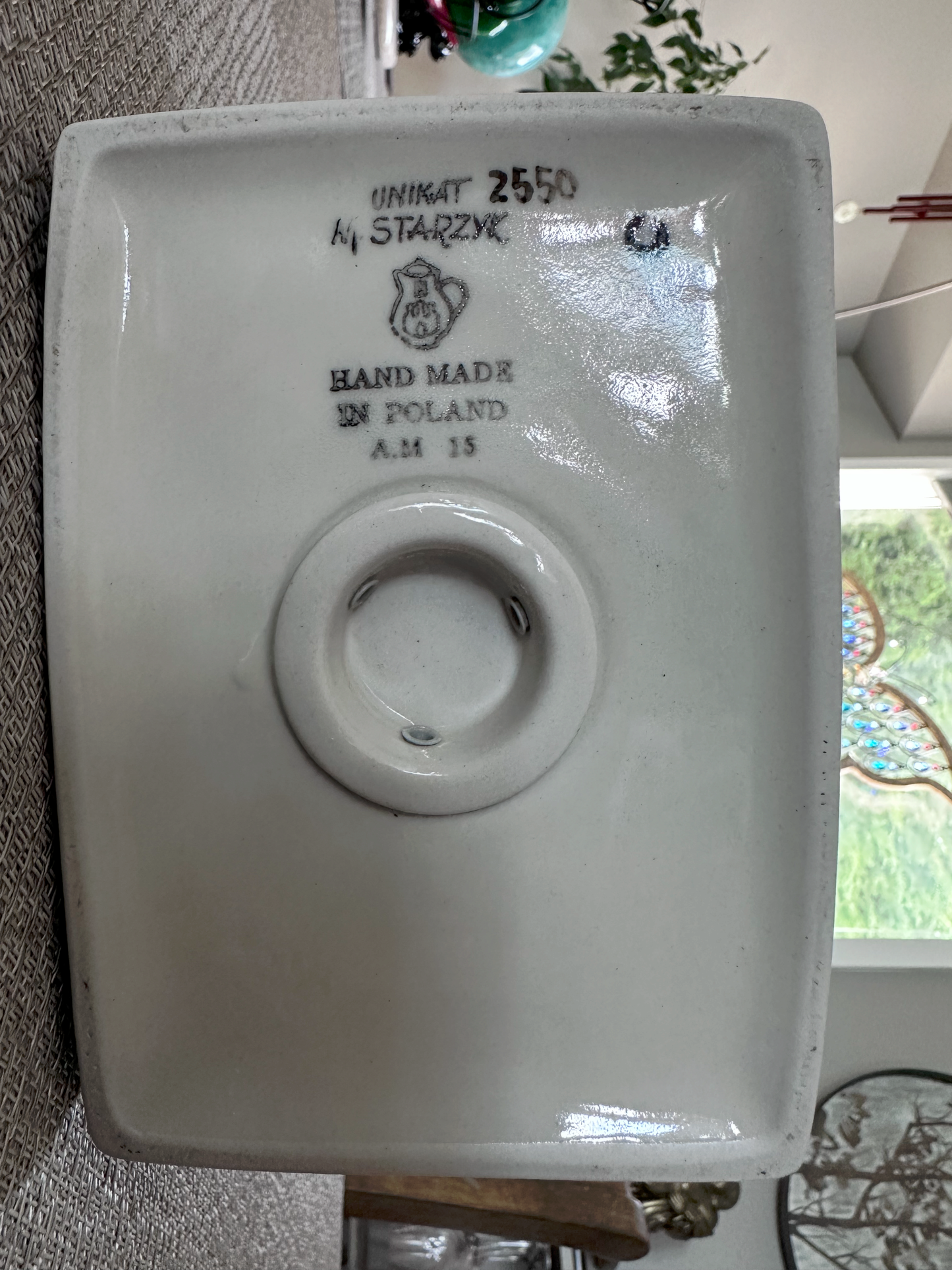 Ceramika Artystyczna Bolesławiec Polish Pottery - Handmade - Piggy Bank – UNIKAT #2550 – Artist Signed by M. Starzyk