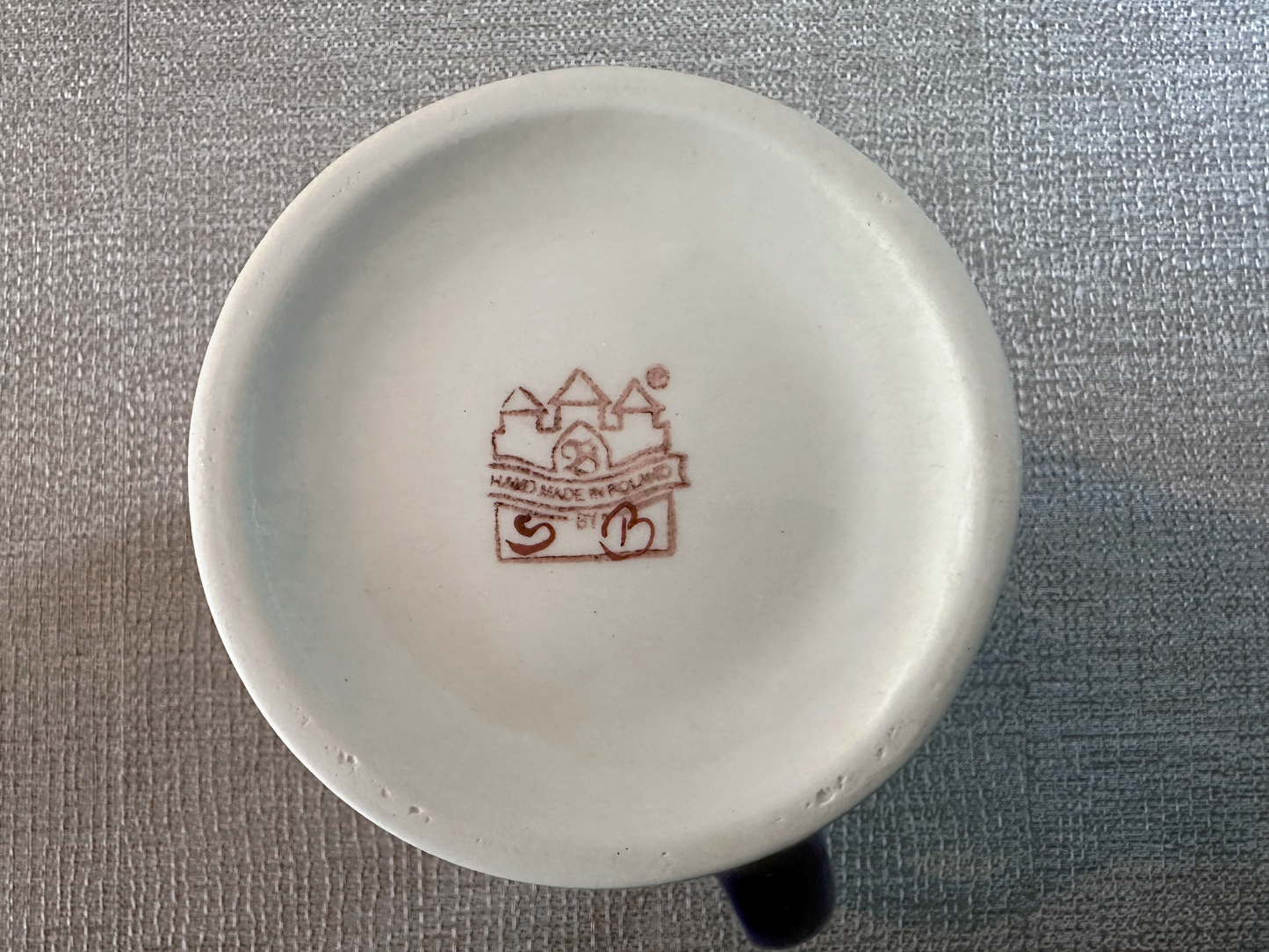 Zakłady Ceramiczne Bolesławiec Polish Pottery - Handmade - Floral Design - Milk Pitcher 2 Qt