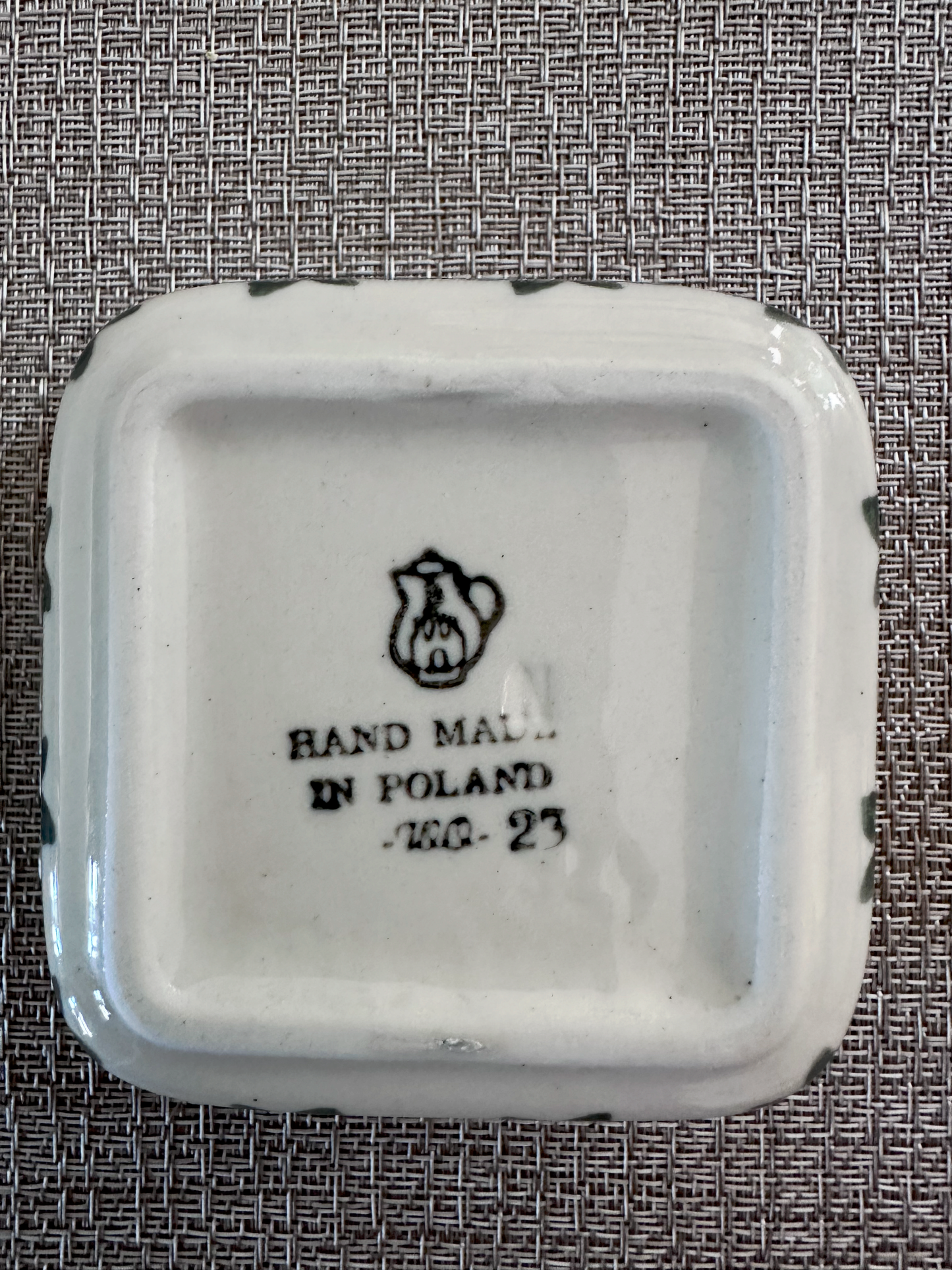 Ceramika Artystyczna – Bolesławiec Hand Made Polish Pottery - 3 1/2" Square Serving Dish