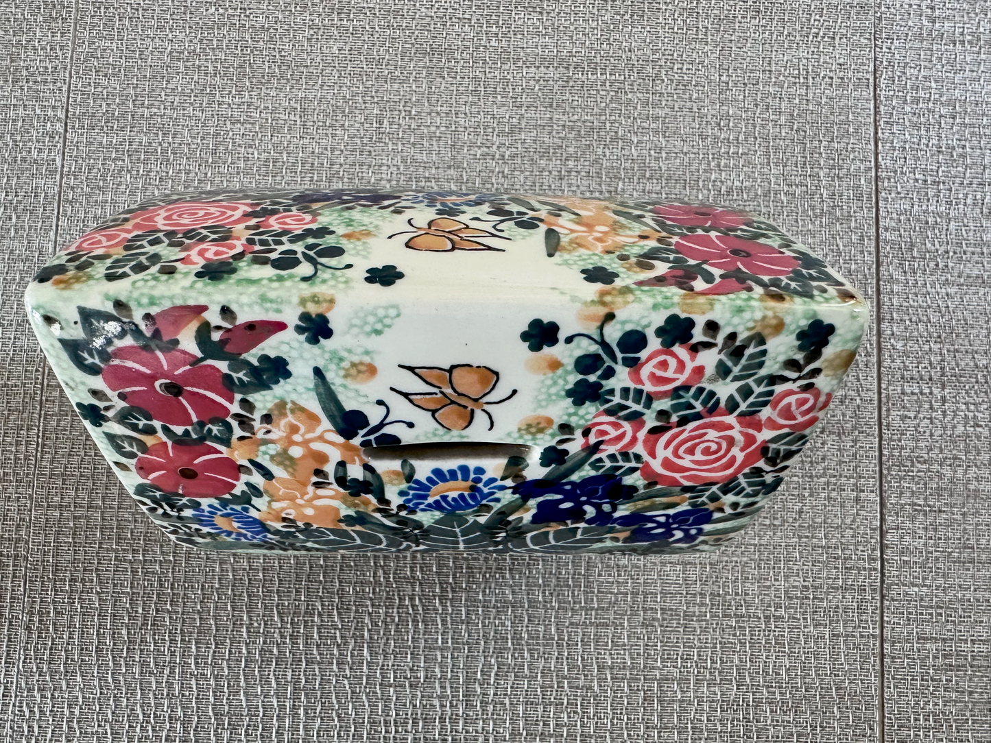 Ceramika Artystyczna Bolesławiec Polish Pottery - Handmade - Piggy Bank – UNIKAT #2550 – Artist Signed by M. Starzyk