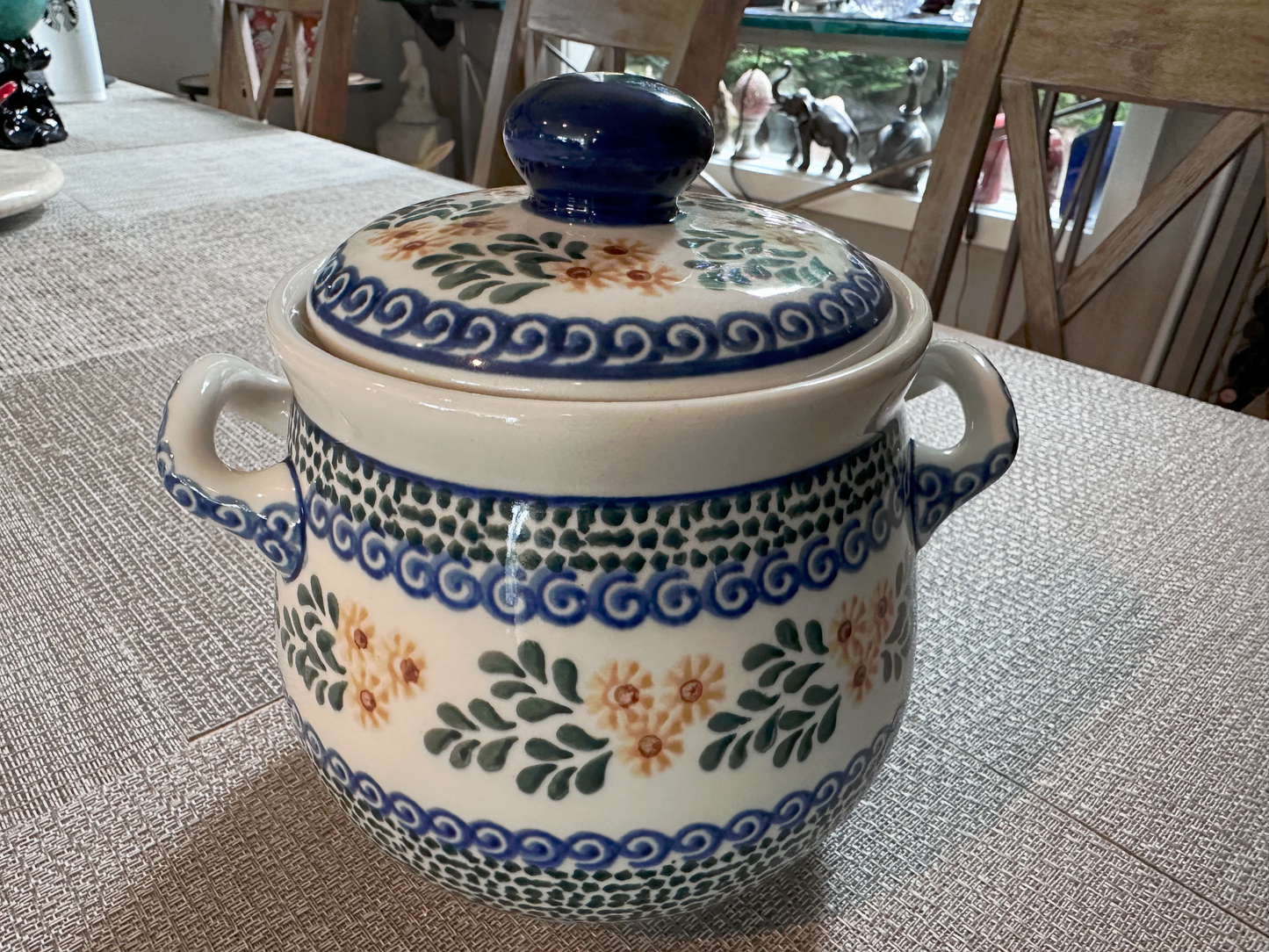 Ceramika Artystyczna Bolesławiec Polish Pottery - Handmade - Lidded Tureen - 1 1/2 Qt