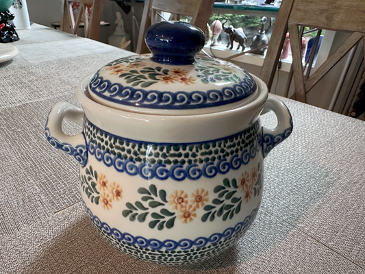 Ceramika Artystyczna Bolesławiec Polish Pottery - Handmade - Lidded Tureen - 1 1/2 Qt