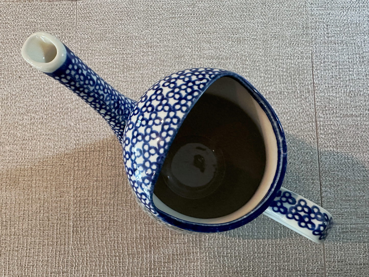 Ceramika Artystyczna Bolesławiec Polish Pottery Water Pitcher – Unikat #1042 – Handmade - Artist Signed by Teresa Andrukiewicz, 2 Qt