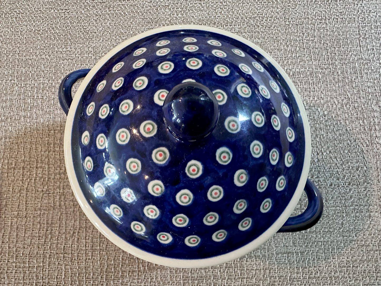Zakłady Ceramiczne Bolesławiec Polish Pottery - Handmade - Lidded Tureen - 1/2 Qt