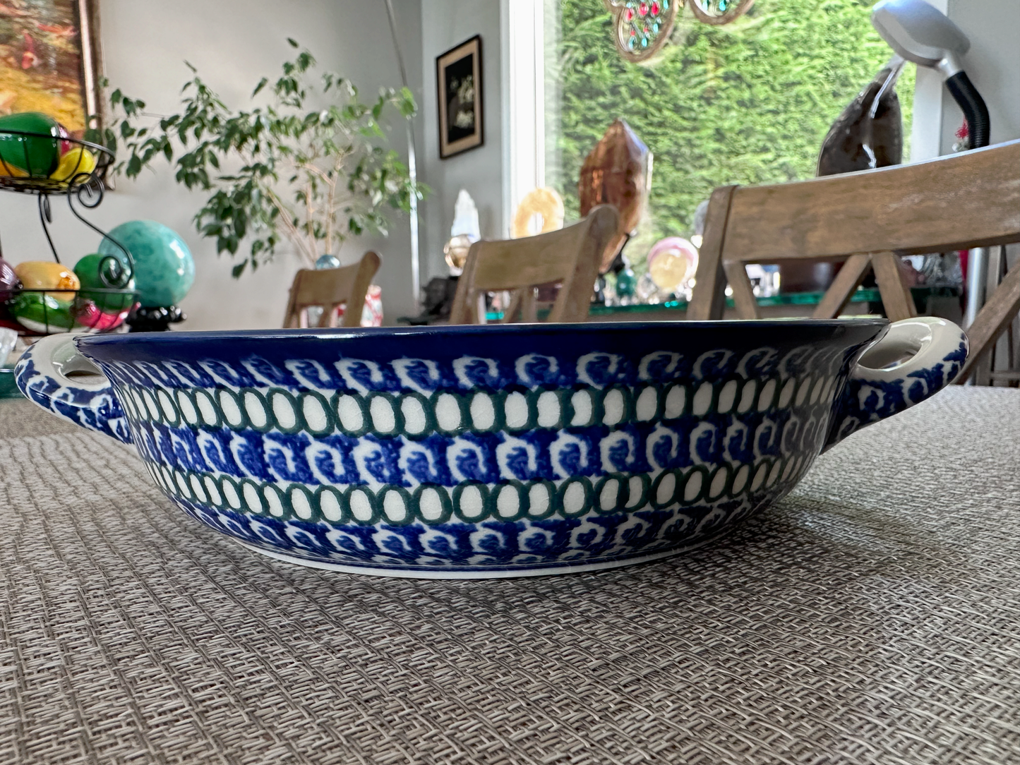 Ceramika Artystyczna – Bolesławiec Hand Made Polish Pottery - Casserole Dish – Unikat #361 MZ-71 31 – 2"(H) x 8"(Dia) - 2 Cup