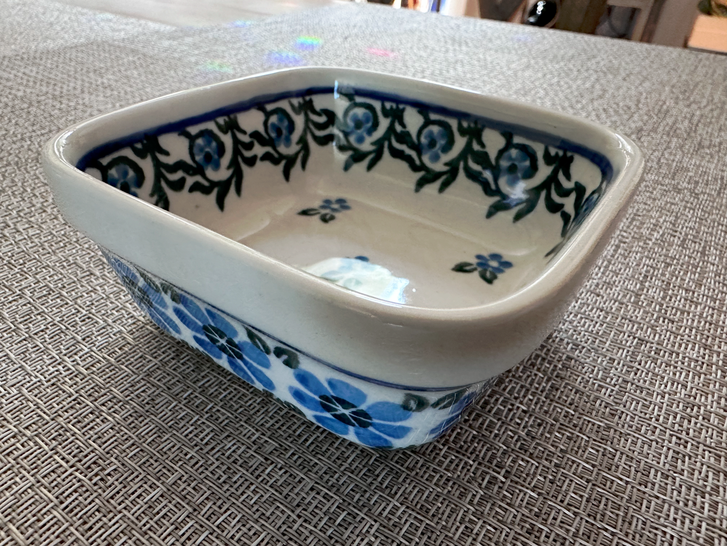 Ceramika Artystyczna – Bolesławiec Hand Made Polish Pottery - 3 1/2" Square Serving Dish