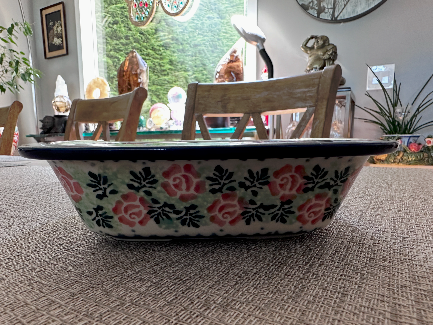 Ceramika Artystyczna – Bolesławiec Hand Made Polish Pottery - Square Dish – Artist Signed Z.T. Supbrzyx – Unikat #995 – 2-Cup Capacity